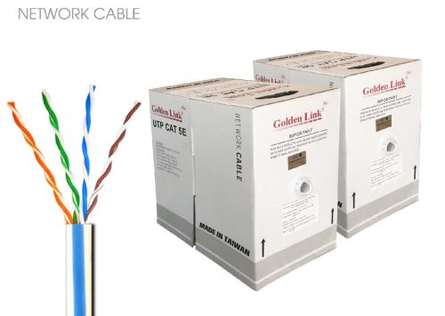 Dây cáp mạng Cat5e UTP Golden Link (đồng nguyên chất)