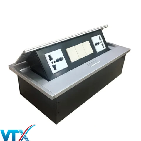 Hộp ổ cắm điện âm bàn Sino Amigo STS-215 chính hãng, chất lượng cao