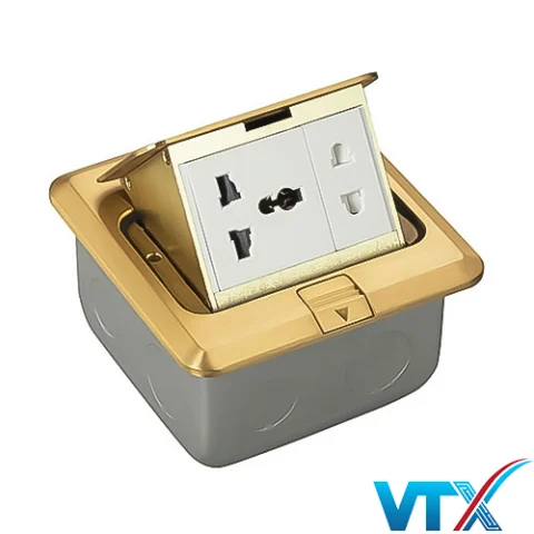 Ổ cắm điện âm sàn SPU-1B2R cao cấp chính hãng Sino Amigo