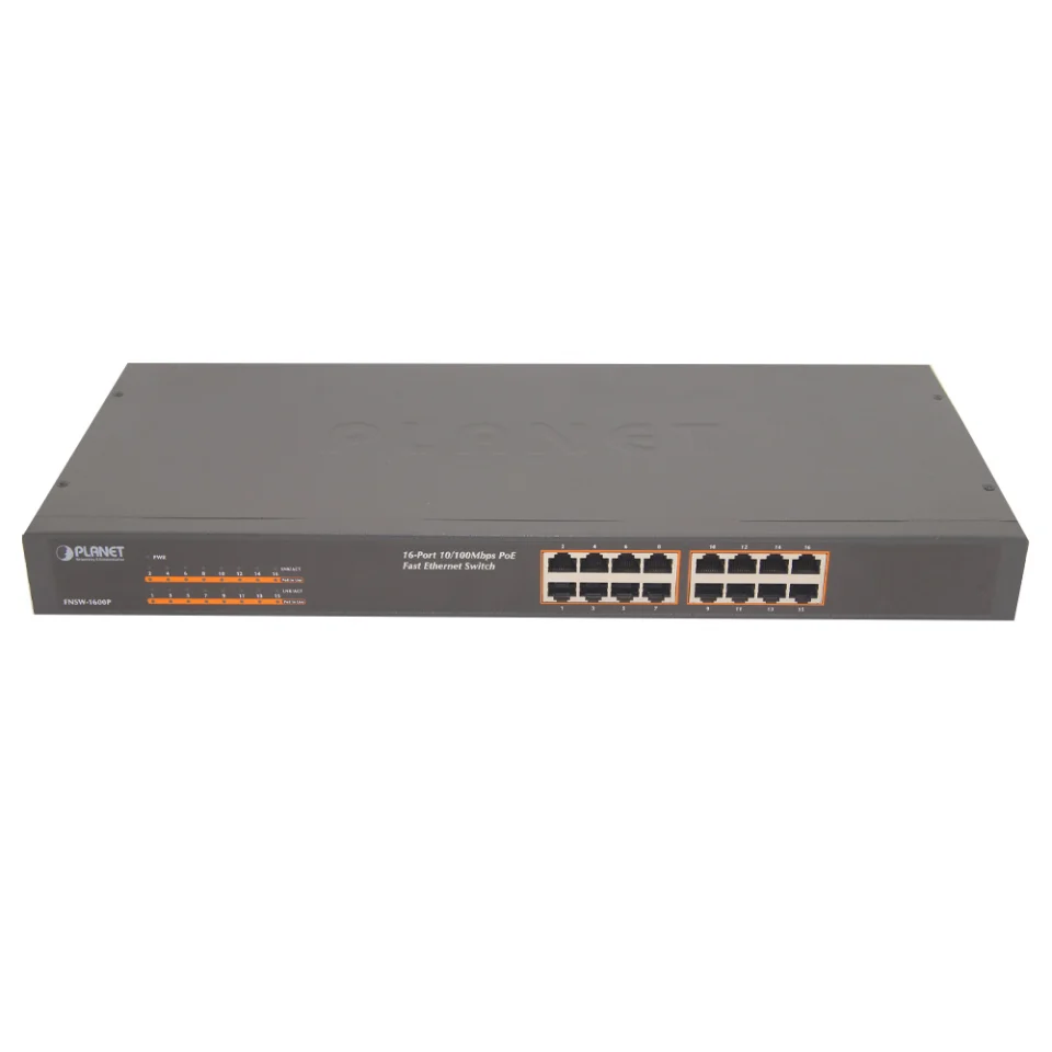 Switch chia mạng PLANET 16-port FNSW-1600P 10100Mbps PoE (2)
