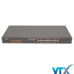 Switch chia mạng PLANET 16-port FNSW-1600P 10/100Mbps PoE