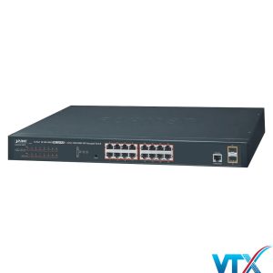 Switch chia mạng PLANET 16 port GS-4210-16T2S
