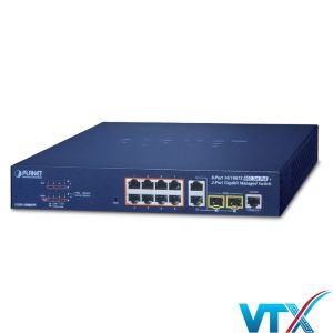 Switch chia mạng PLANET 8-port FGSD-1008HPS 10/100Mbps PoE