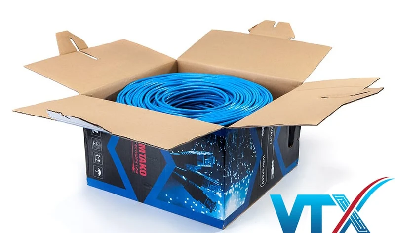Cáp mạng AMTAKO Cat6 6777 UTP đồng nguyên chất