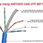 Cấu tạo Cáp mạng AMTAKO Cat6 UTP 6877