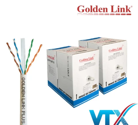 Cáp mạng Golden Link Cat6 UTP Plus (Đồng nguyên chất) P/N: 2-00103TW