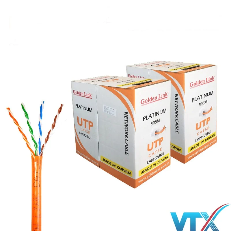 Cáp mạng UTP CAT5E Platinum chính hãng từ Golden Link