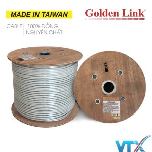Cáp mạng Golden Link plus Cat6 F/UTP 2-00104TW (Đồng nguyên chất)