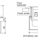 Ổ cắm âm sàn Sino Amigo SPU-18B