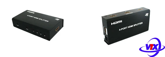 Bộ chia HDMI splitter 1 ra 4 hỗ trợ 4K x 2K, HDCP, 3D chất lượng cao, giá rẻ
