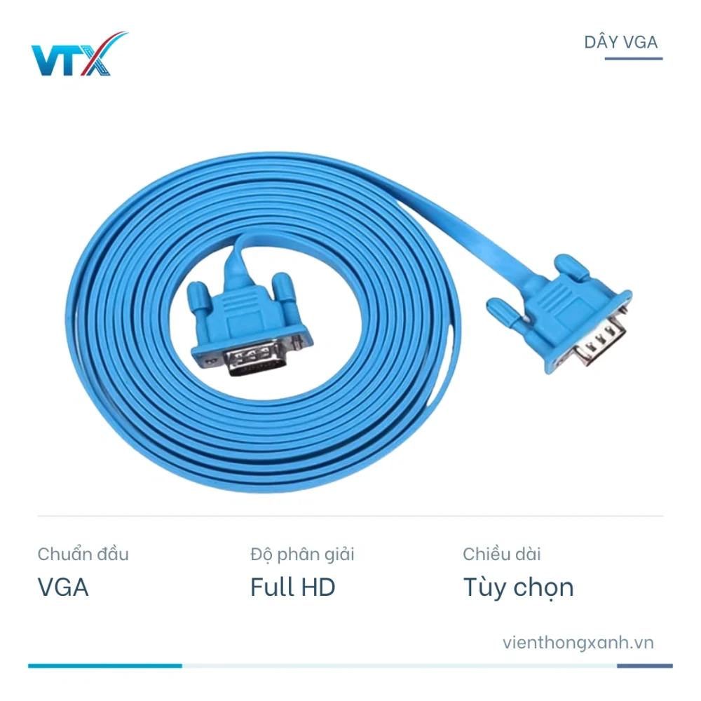 DÂY cáp máy chiếu VGA DTECH