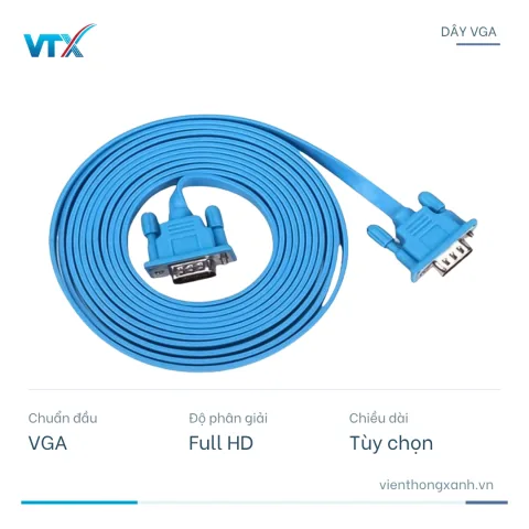 Dây cáp VGA máy chiếu Dtech