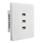 Ổ cắm âm tường 3 cổng USB