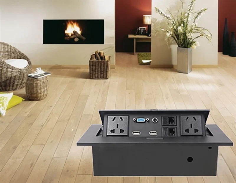 Ổ điện âm tường LGTECH OD2VL2U2AU đa năng_1