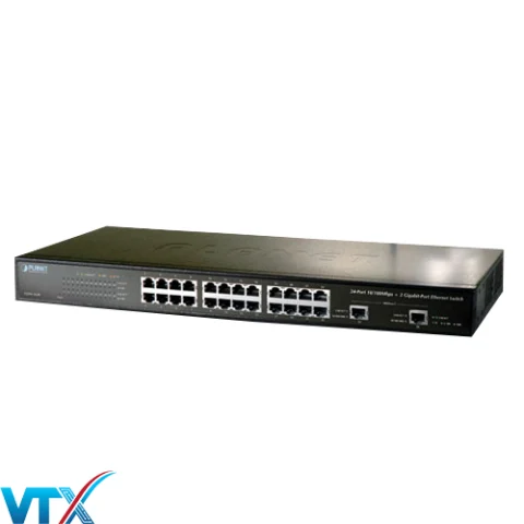 Switch chia mạng PLANET 24-Port FGSW-2620 10/100Mbps