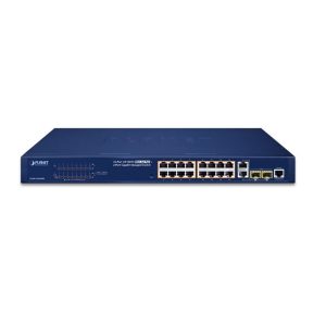 Switch chia mạng PLANET 16-port 10/100Mbps PoE FGSW-1816HPS
