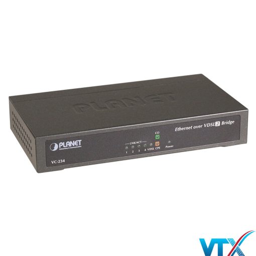 Switch chia mạng PLANET VC-234 4-Port Ethernet over VDSL2 Bridge (Profile 30a) (3)