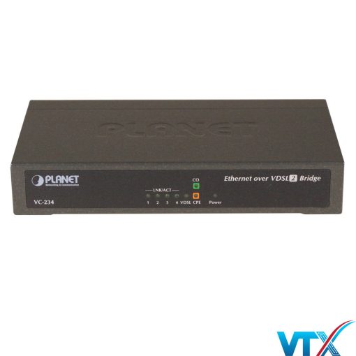 Switch chia mạng PLANET VC-234 4-Port Ethernet over VDSL2 Bridge (Profile 30a) (5)