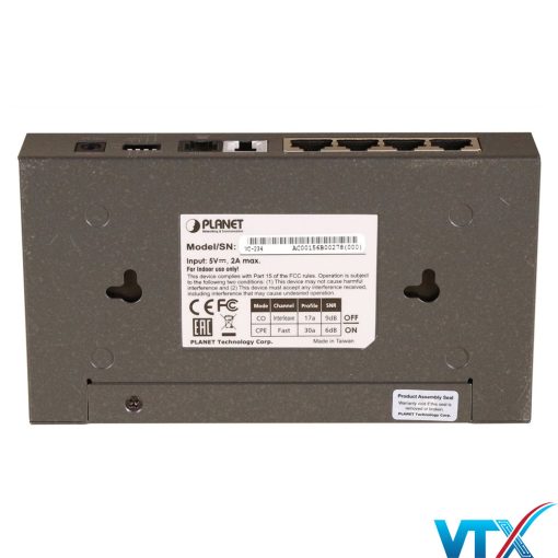 Switch chia mạng PLANET VC-234 4-Port Ethernet over VDSL2 Bridge (Profile 30a) (8)