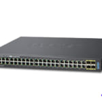 Switch chia mạng PLANET 48-port 10/100/1000Mbps GS-5220-48T4x