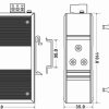 Switch chia mạng Công Nghiệp IES215-1F 4 Cổng Ethernet + 1 Cổng Quang