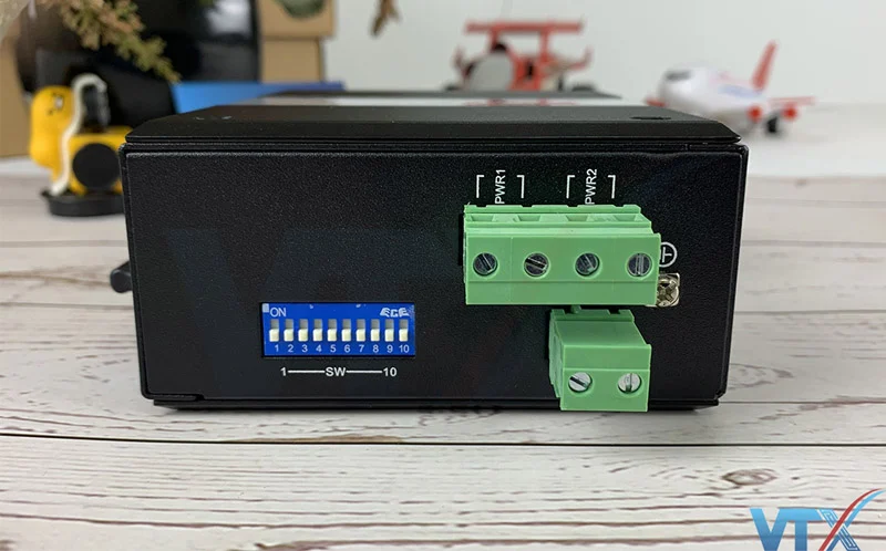 Switch công nghiệp 3Onedata 1 cổng quang + 7 cổng Ethernet IES308-1F-2