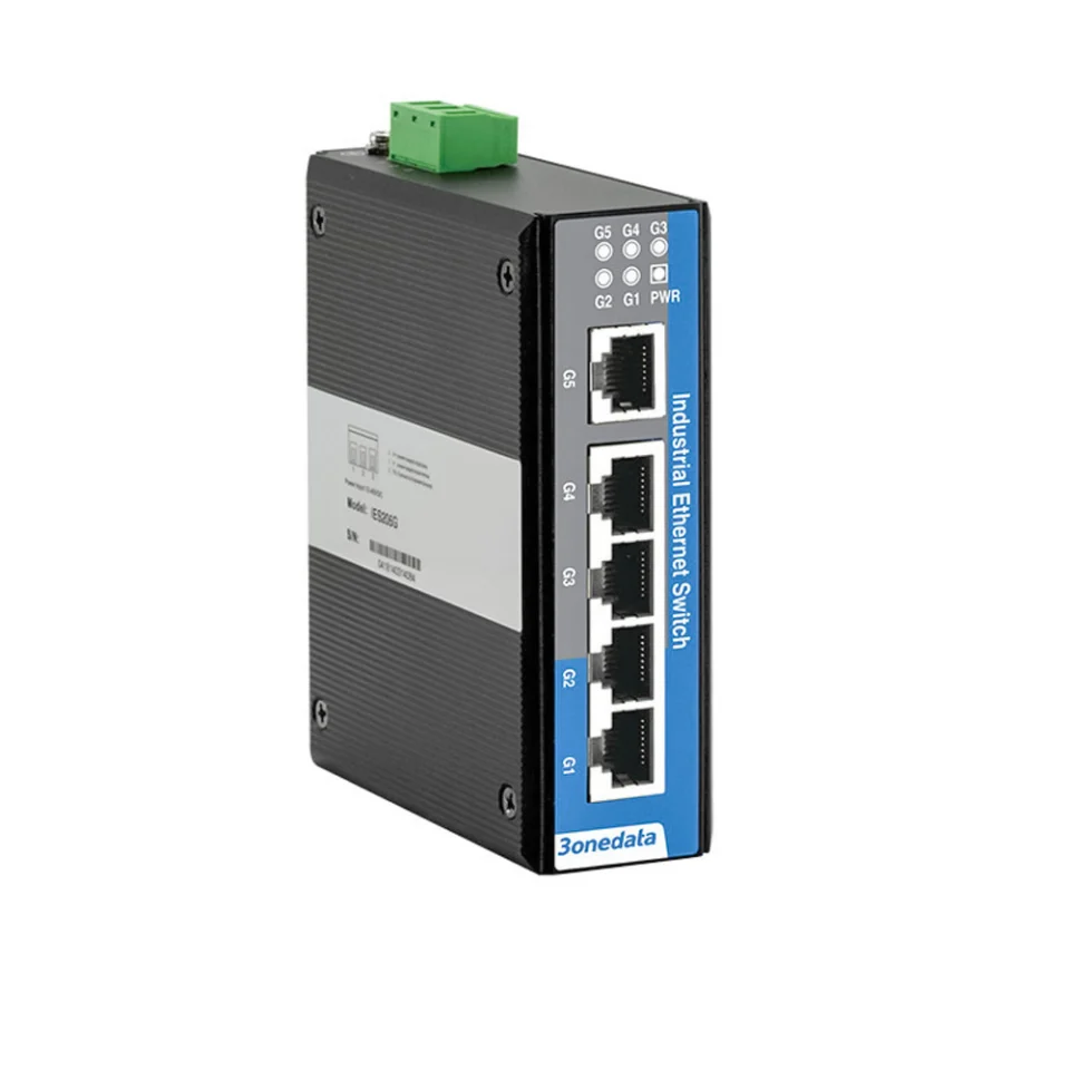 Switch công nghiệp 3Onedata 5 cổng Ethernet Gigabit IES205G