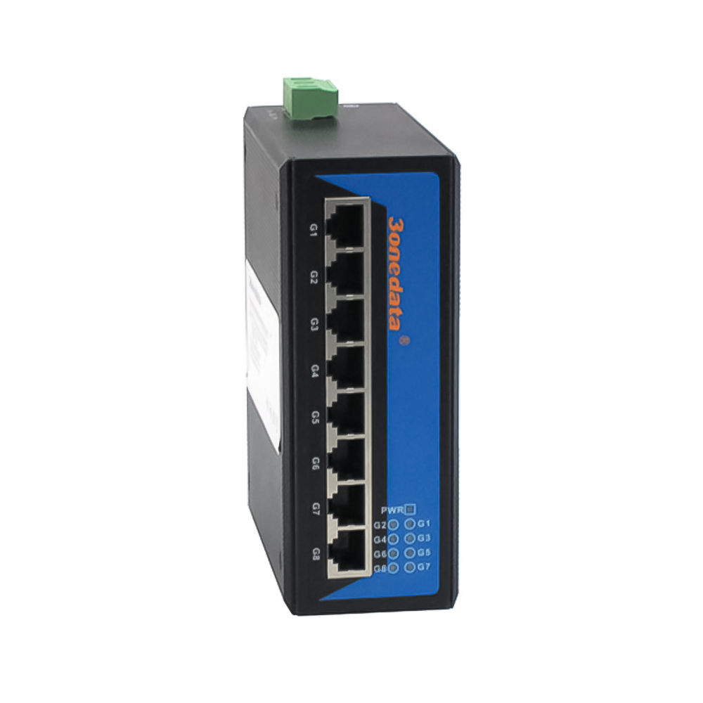 Switch công nghiệp 3Onedata 8 cổng Ethernet Gigabit ES208G