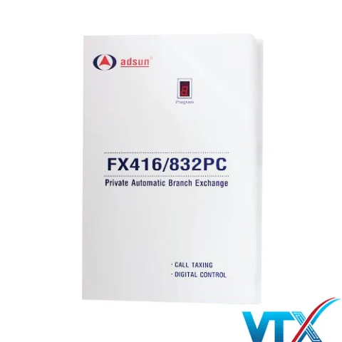Tổng đài điện thoại 4 trung kế, 16 máy nhánh ADSUN FX 416PC