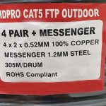 Cáp mạng ngoài trời HDPRO Cat5e FTP chính hãng