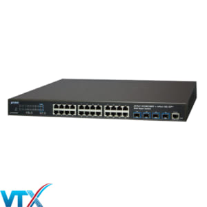 Switch chia mạng PLANET 24-port 10/100/1000Mbps + 4-port GS-2240-24T4X