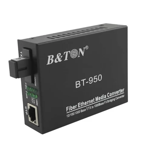 Bộ chuyển đổi quang điện B&TON BT-950 1 sợi 10/100M, 25km