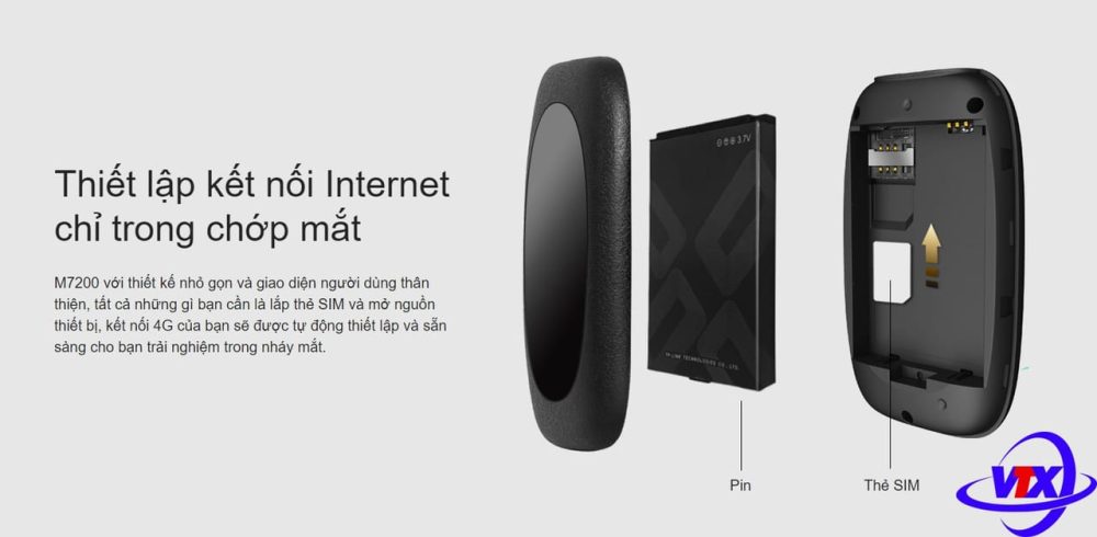Cục phát wifi di dộng 3G, 4G LTE TP-Link M7200