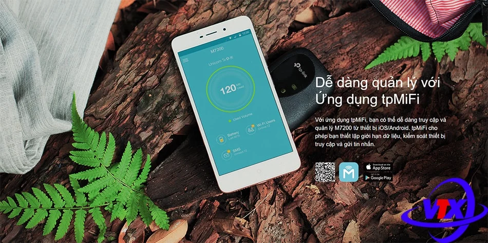 Cục phát wifi di dộng 3G, 4G LTE TP-Link M7200