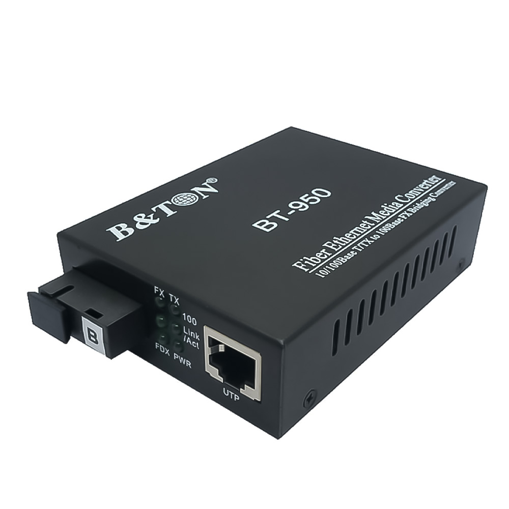 Media converter quang 2 sợi BTON BT-950 10/100M, 25km