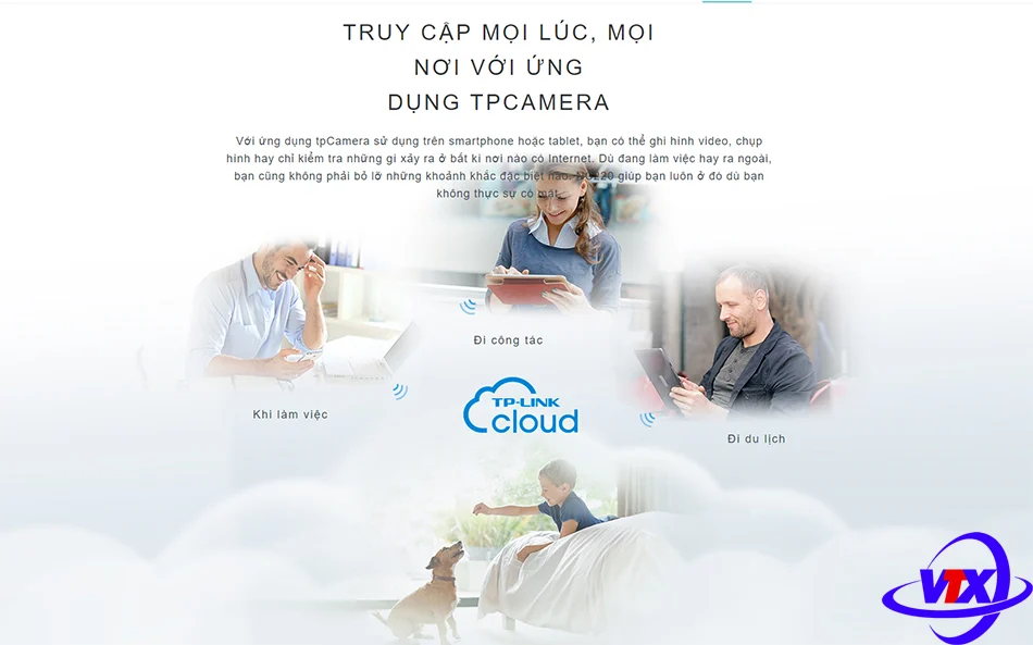 Camera Cloud Wi-Fi TP-Link NC220 300Mbps