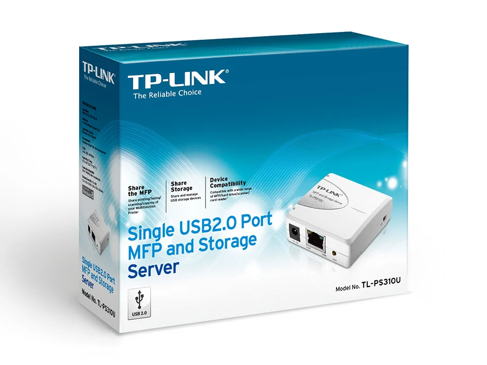 USB 2.0 MFP và máy chủ lưu trữ TP-Link TL-PS310U