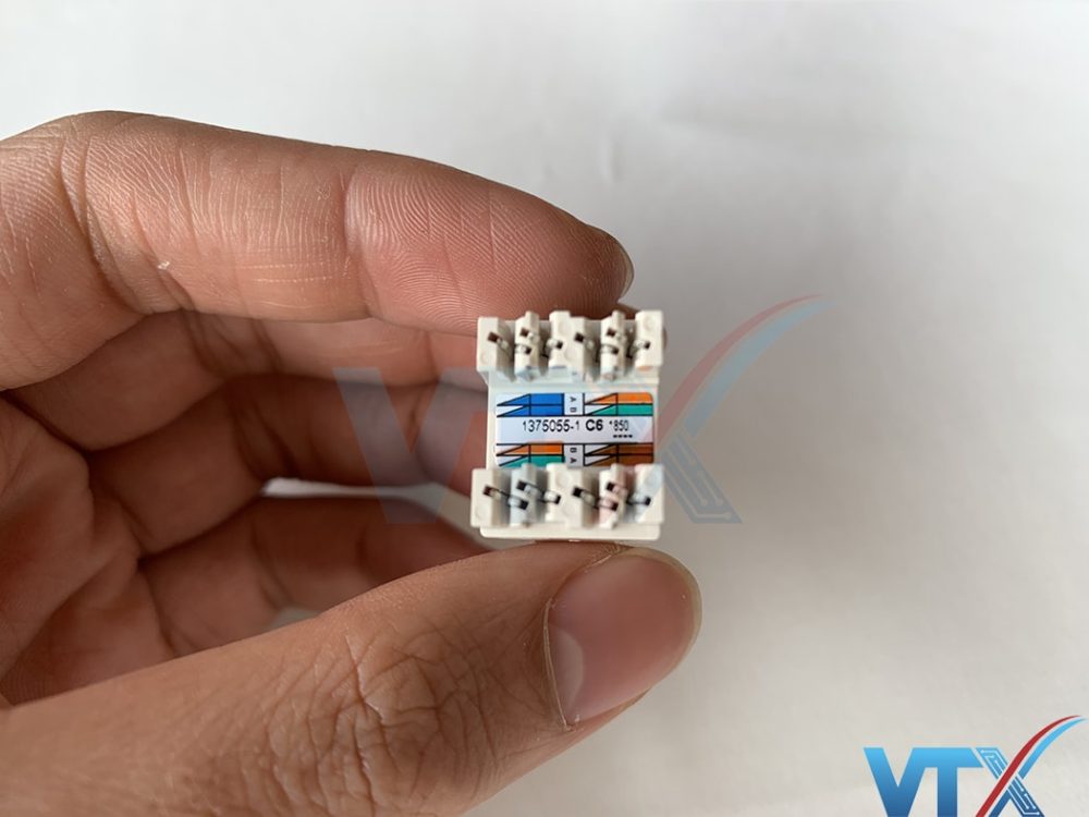 Nhân ổ cắm mạng Cat6 COMMSCOPE/AMP – PN: 1375055-1