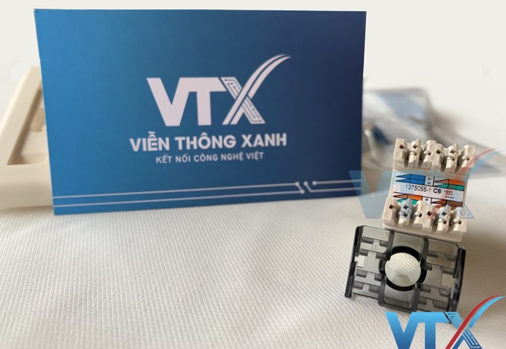 Nhân ổ cắm mạng Cat6 COMMSCOPE/AMP – PN: 1375055-1