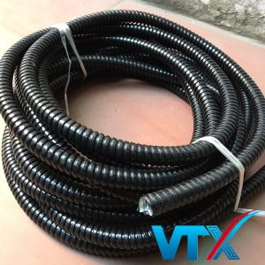 Ống ruột gà lõi thép bọc nhựa đường kính 4″