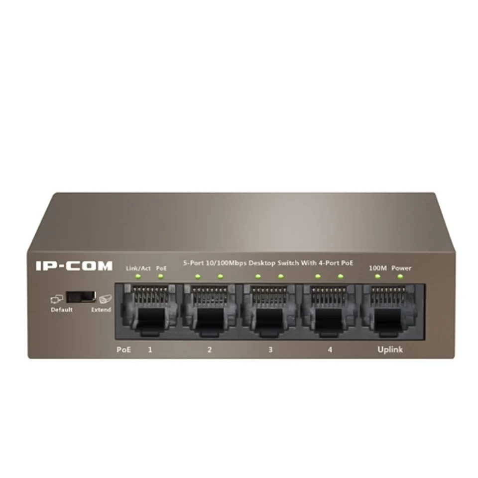 Switch PoE 5port 10100 IP-Com S1105-4-PWR-H