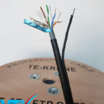 Cáp mạng Cat5e FTP ngoài trời TE-Krone chống nhiễu