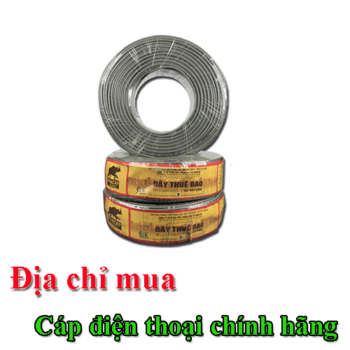 Mua cáp điện thoại giá rẻ chính hãng tại Hà Nội