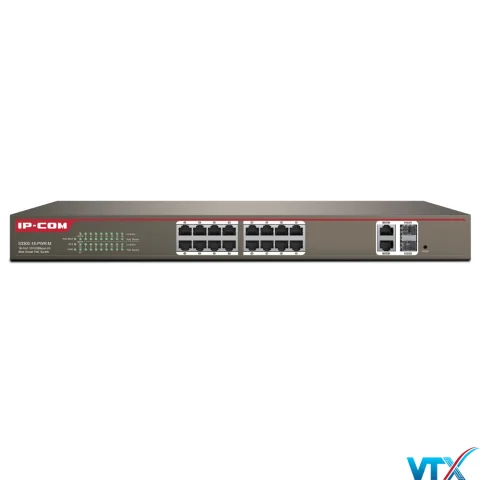 Switch PoE IP-COM S3300-18-PWR-M 16 port RJ45