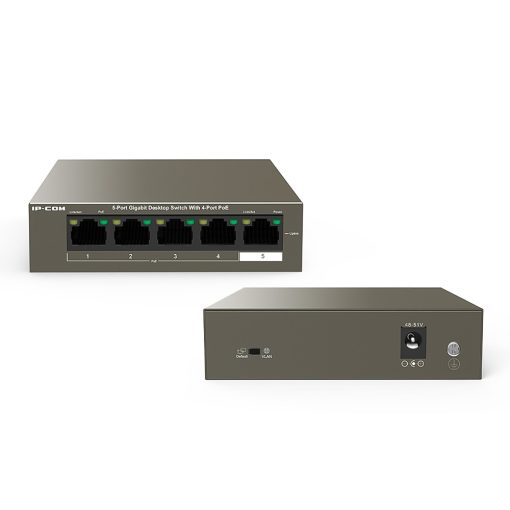 Switch PoE IP-COM 4 port Giga + 1 Uplink G1105P-4-63W
