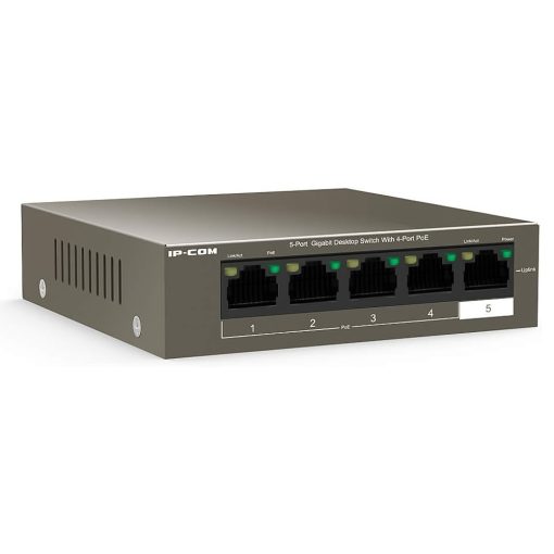Switch PoE IP-COM 4 port Giga + 1 Uplink G1105P-4-63W