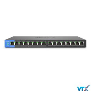 Switch chia mạng PoE Linksys 16 port Gigabit LGS116P