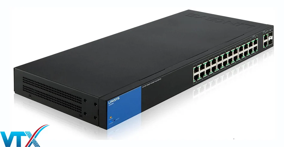 Switch chia mạng PoE Linksys LGS326P