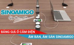 Bảng giá ổ cắm điện âm bàn âm sàn Sino Amigo