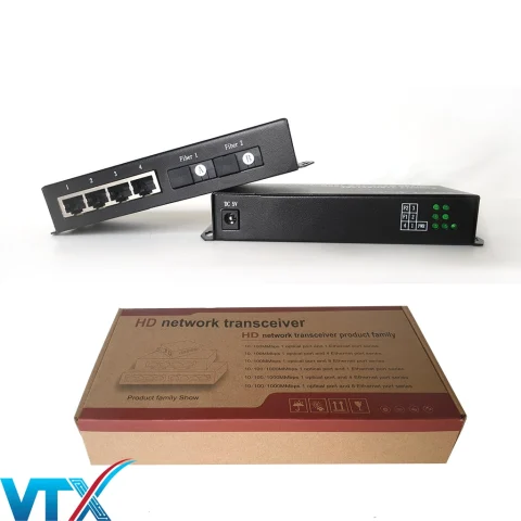 Switch 2 cổng quang SC + 4 cổng RJ45 HOLINK HL-FT-2F4E